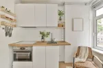 hermoso diseno interior cocina amueblada renovada