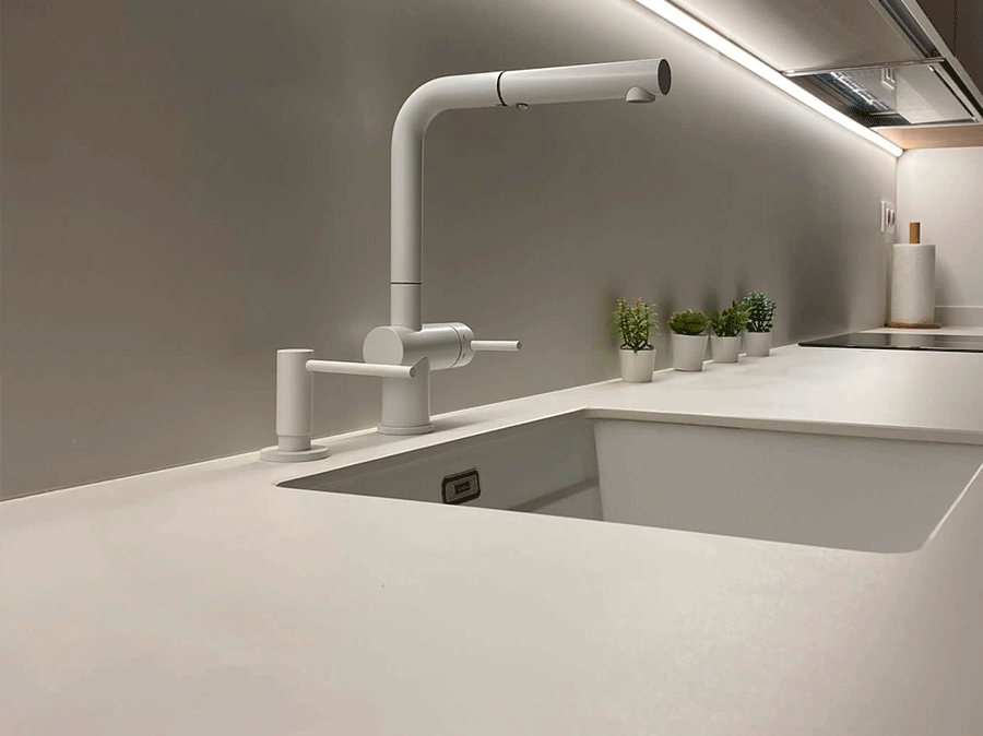 cocina rustica blanca cocinas soinco