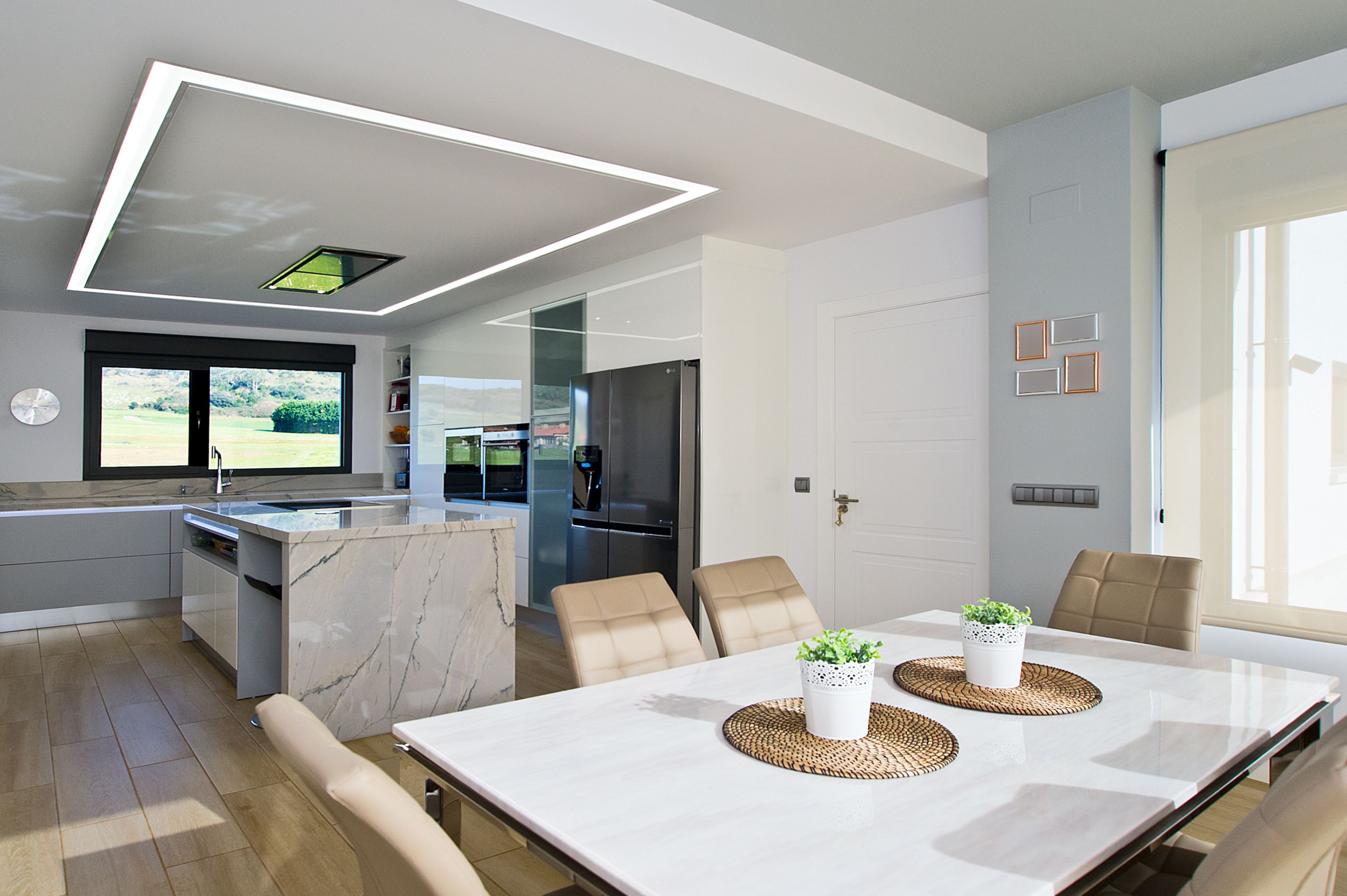 cocina moderna con isla