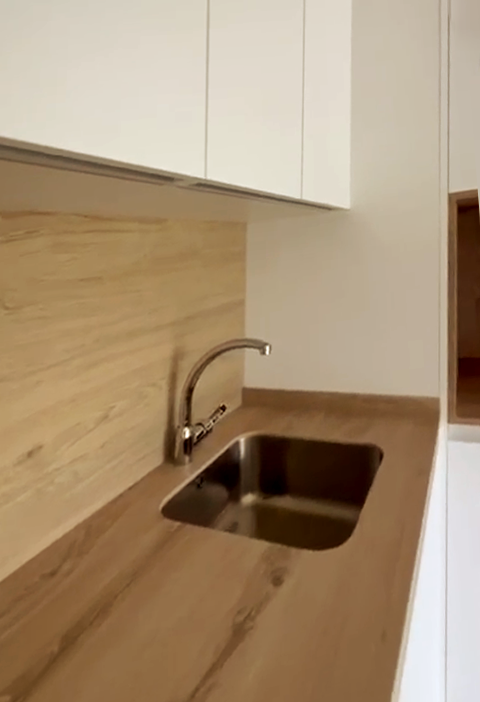 cocina minimalista blanca 4