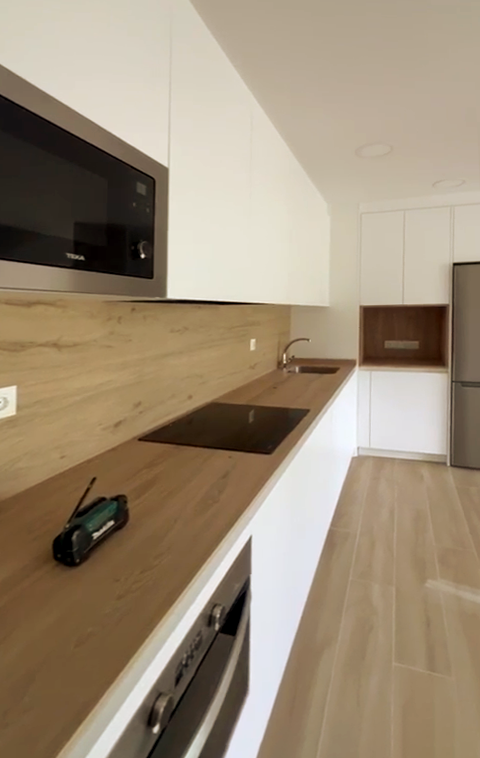 cocina minimalista blanca 3