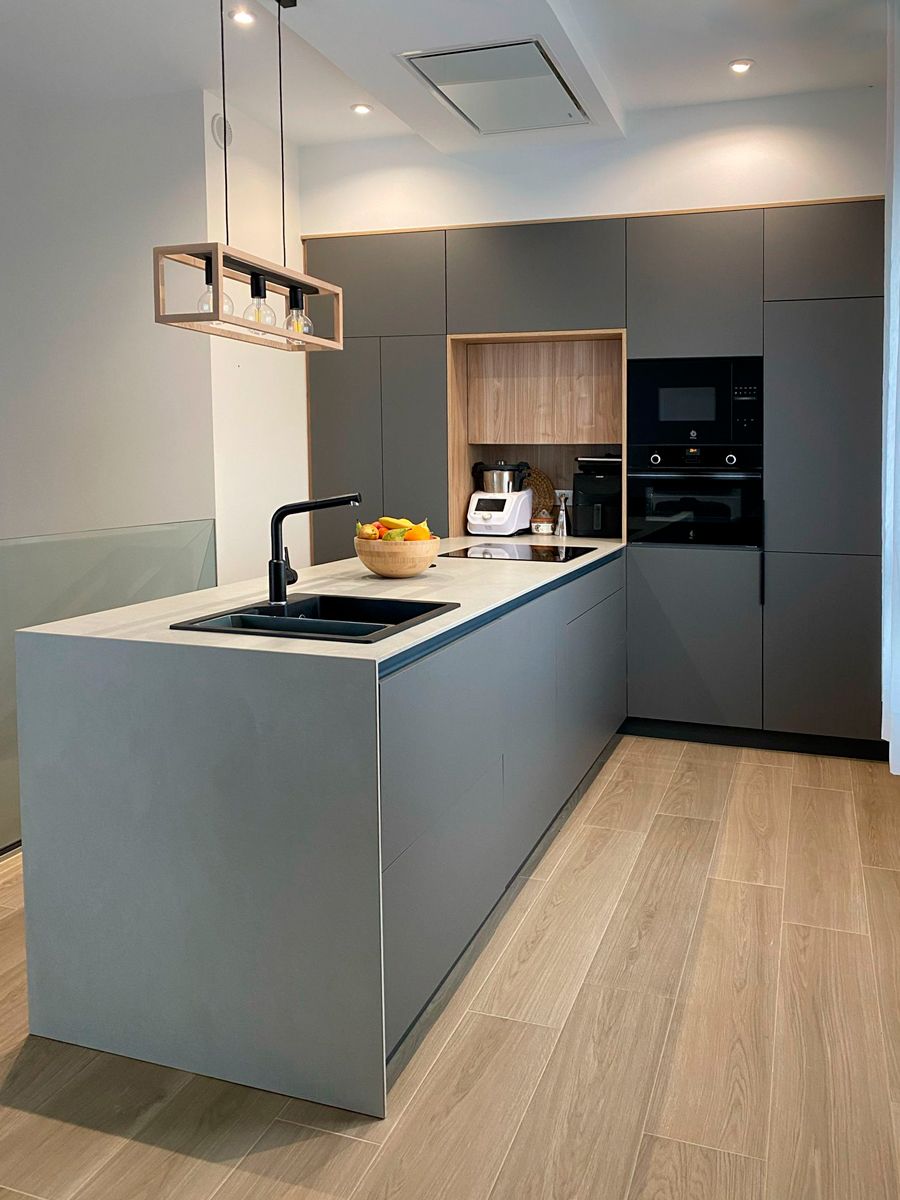 Diseño cocinas isla integrada | Cocinas Soinco